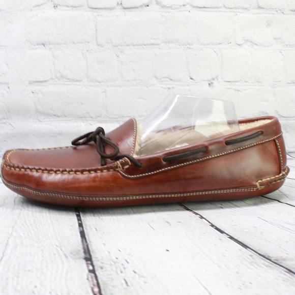 LL BEAN Double-Sole Shearling-Lined Sz 10 Inch